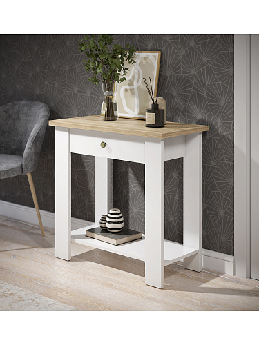 Стол С-301 белый структурный/блэквуд ячменный