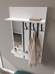 Вешалка настенная ВН-10 белый структурный/меренга