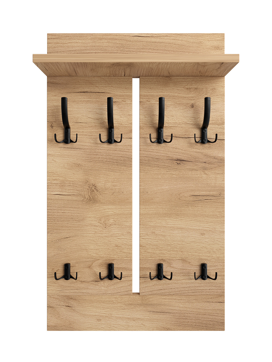 Вешалка ВН-13 дуб крафт золотой (600*1000)