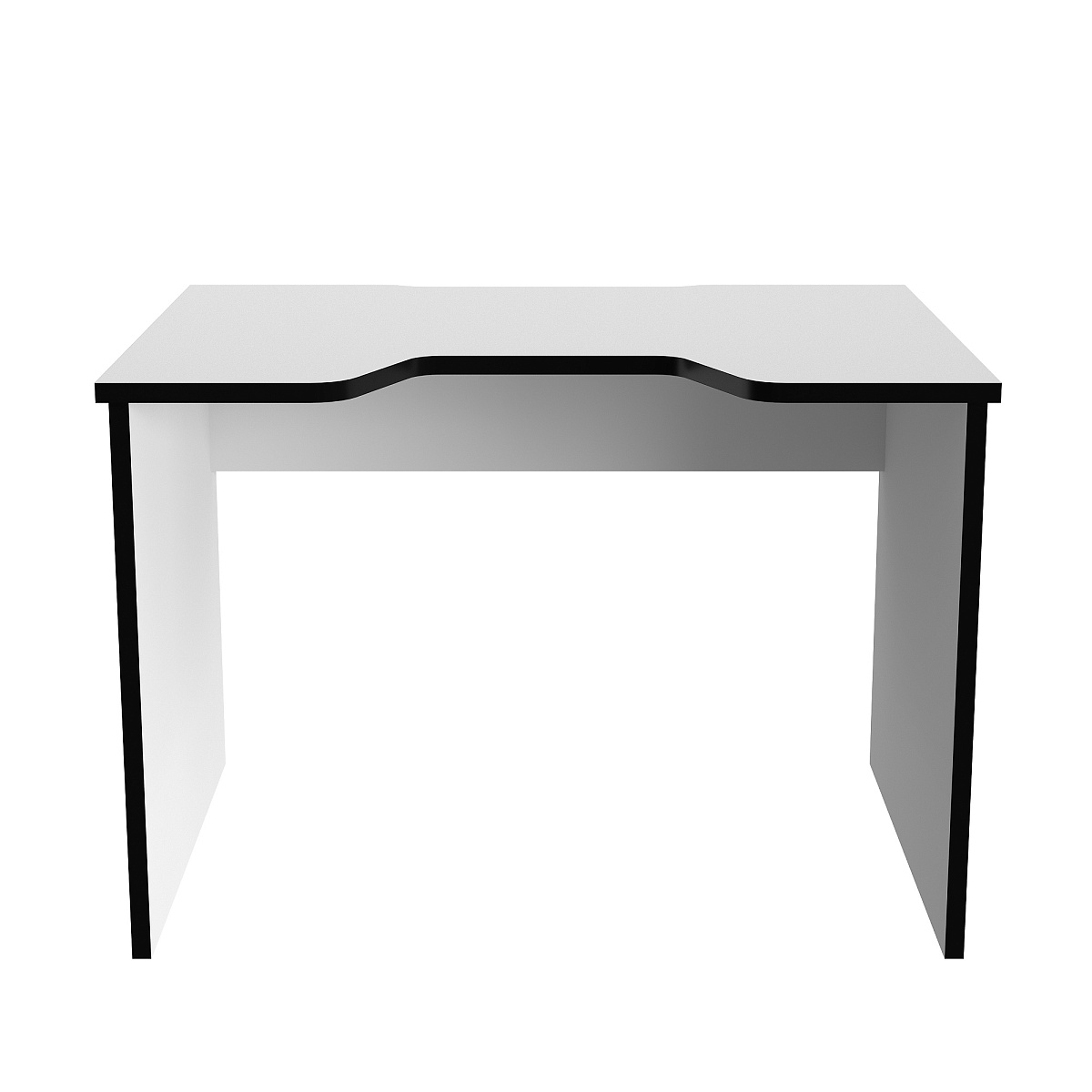 Геймерский стол С-241 белый/черный (1100х750)