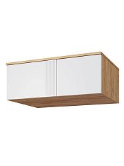 Антресоль Эмилия ЭЛ-54 дуб крафт золотой/меренга