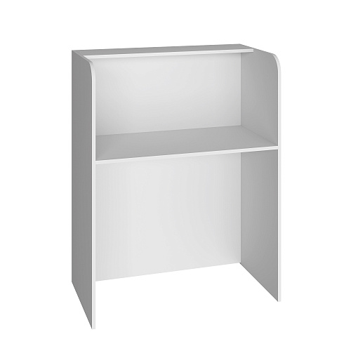 Тумба/ресепшн Р-01 белый структурный