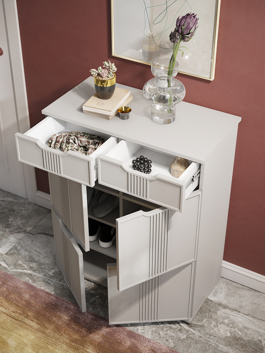 Комод Эмилия ЭЛ-20 кашемир/шарли керамика