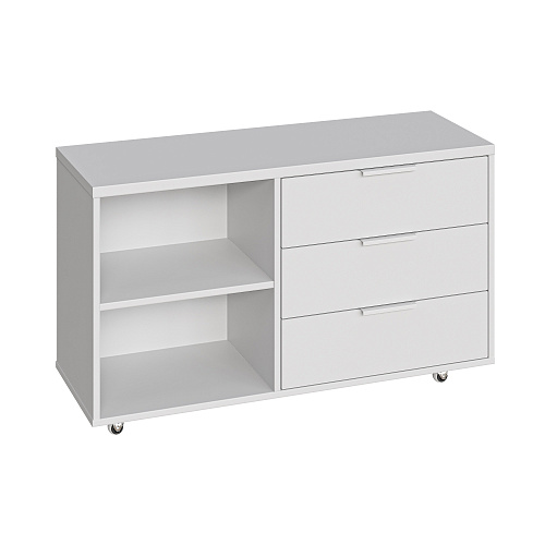 Тумба К-51 белый структурный/меренга