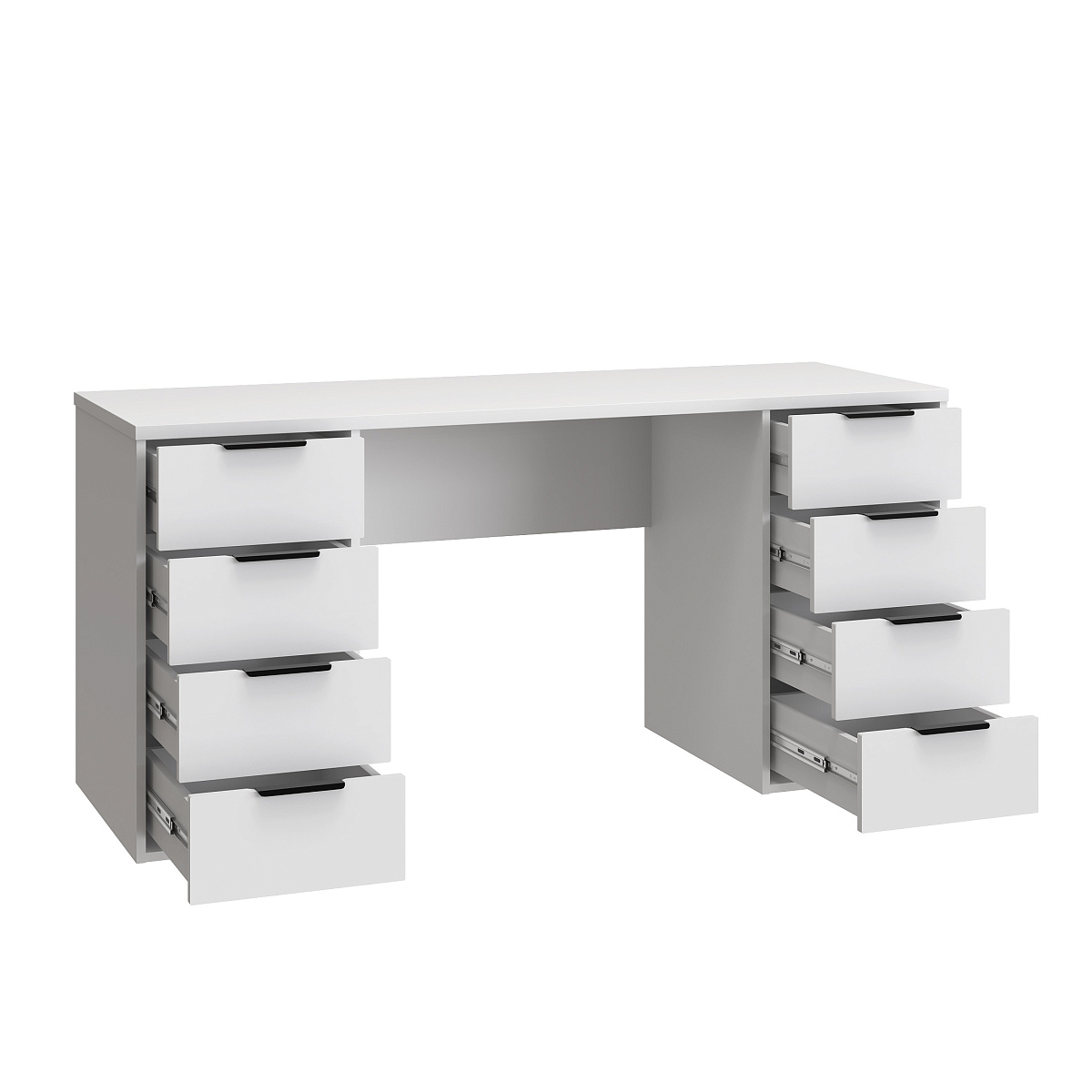 Стол С-403 белый структурный/меренга (1600х550)