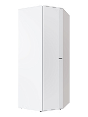 Шкаф угловой Эмилия ЭЛ-17К глухой белый структурный/меренга