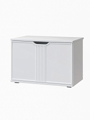 Тумба Эмилия ЭЛ-4 белый структурный/меренга