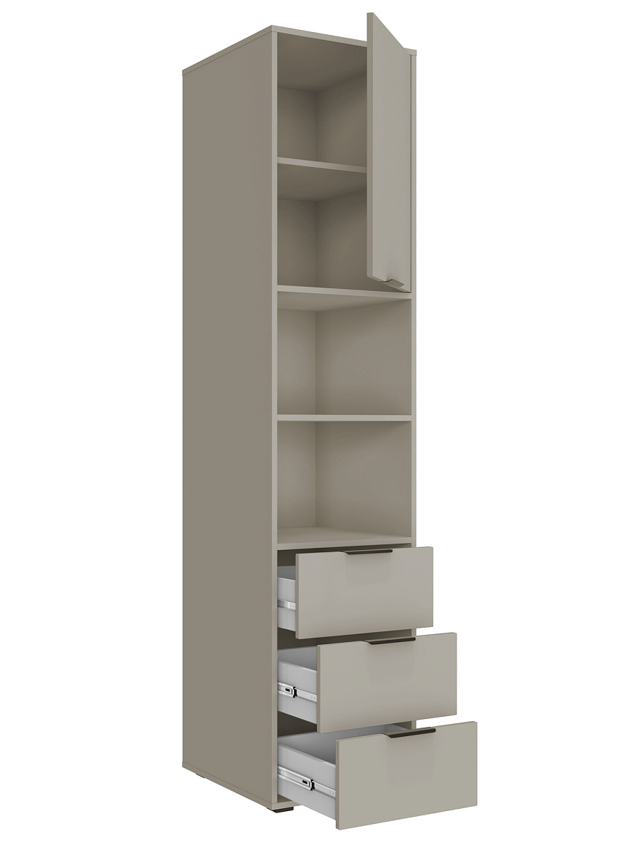 Пенал Оптима ОП-03 глиняный серый/риолит