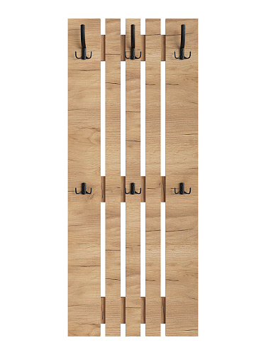 Вешалка ВН-12 дуб крафт золотой (600*1460)