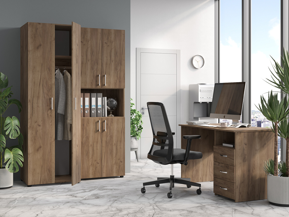 Стол письменный С-112K дуб крафт табачный