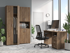 Стол письменный С-112K дуб крафт табачный