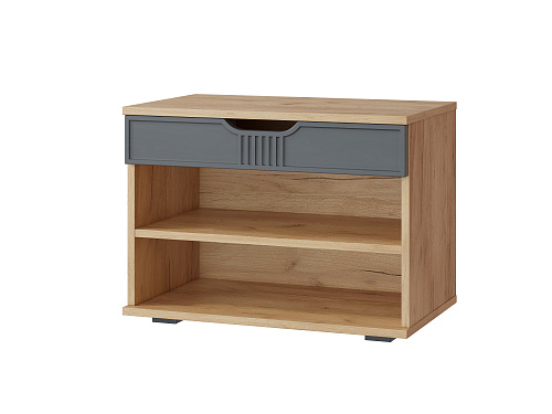 Тумба Эмилия ЭЛ-44 дуб крафт золотой/графит