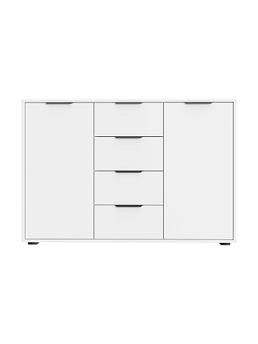 Комод Оптима ОП-17 белый структурный/меренга