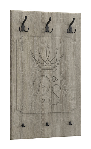 Вешалка ДримСтар ДС-32 дуб сонома темный