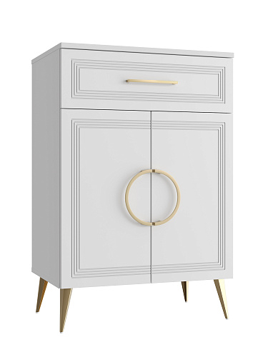 Тумба Оливия ОЛ-08 белый бриллиант/бланж