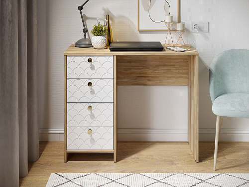 Стол Велламо ВО-10 блэквуд ячменный/бланж