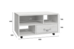Стол журнальный Виктория ВИ-60 северное дерево светлое