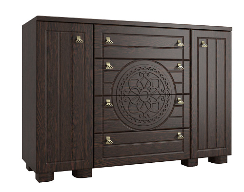 Комод «Монблан» МБ-36К венге/орех шоколадный