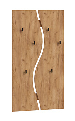 Вешалка Агата АТ-6 дуб крафт золотой