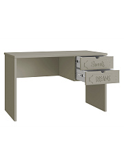 Стол письменный ДримСтар ДС-6 глиняный серый/риолит