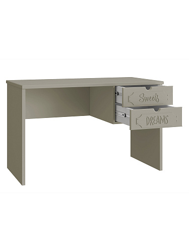 Стол письменный ДримСтар ДС-6 глиняный серый/риолит