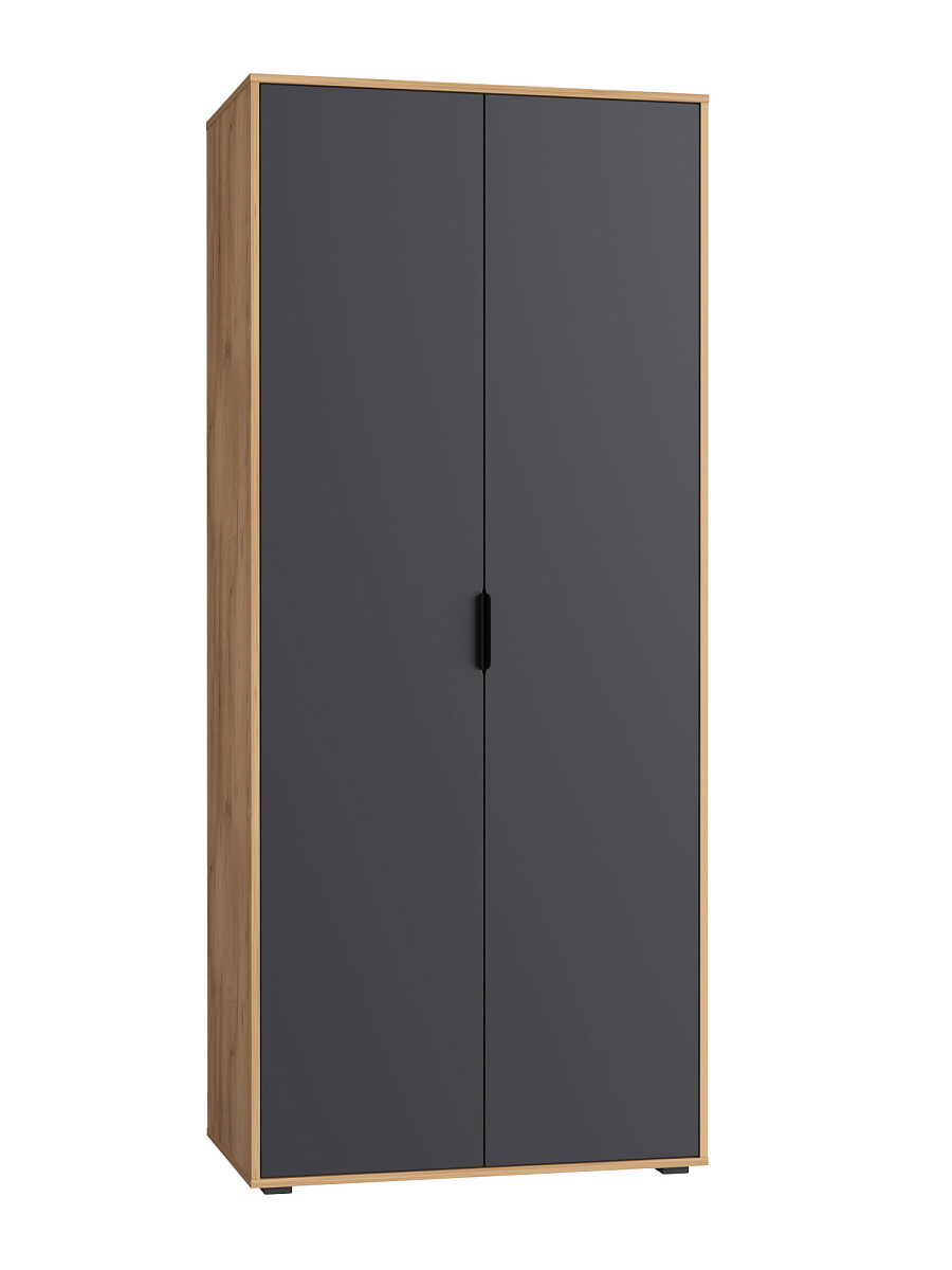 Шкаф для одежды Оптима ОП-14 дуб крафт золотой/графит