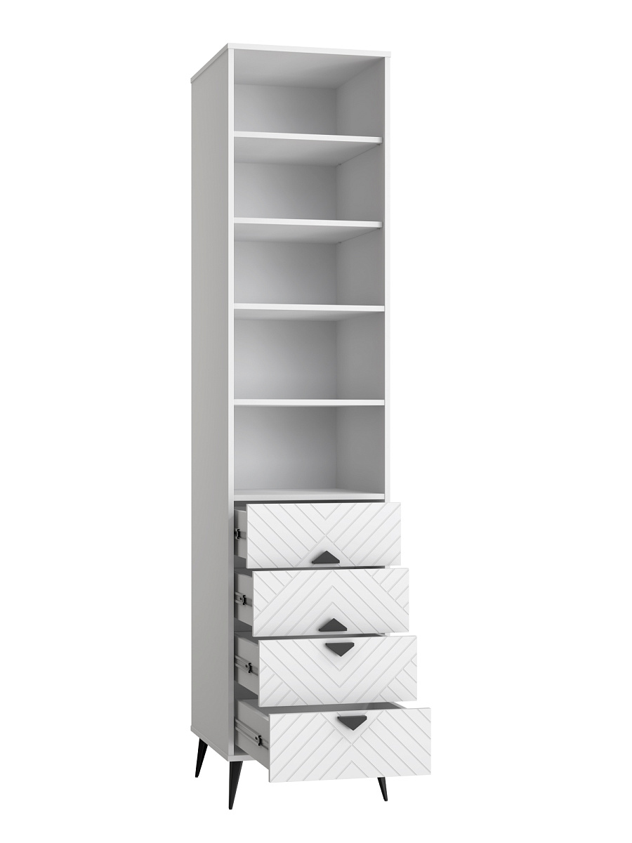 Пенал Астрид АР-06 белый бриллиант/бланж