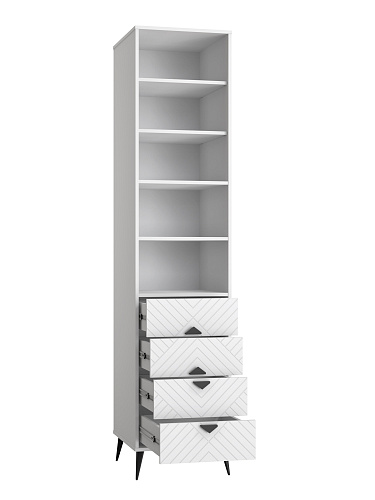 Пенал Астрид АР-06 белый бриллиант/бланж