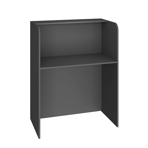 Тумба/ресепшн Р-01 серый графит