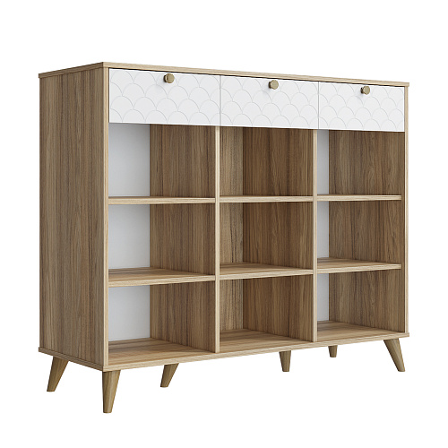 Тумба Велламо ВО-05 блэквуд ячменный/бланж