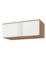 Антресоль Эмилия ЭЛ-51 дуб крафт золотой/меренга