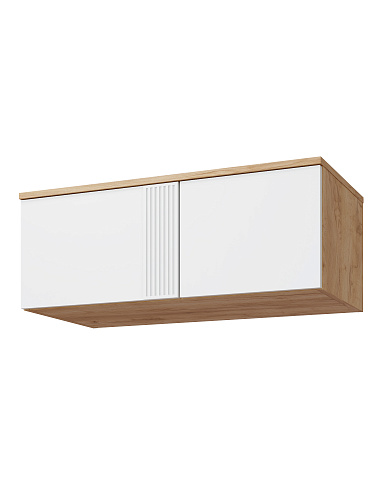 Антресоль Эмилия ЭЛ-51 дуб крафт золотой/меренга