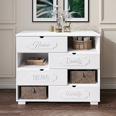 Комод ДримСтар ДС-10 белое дерево