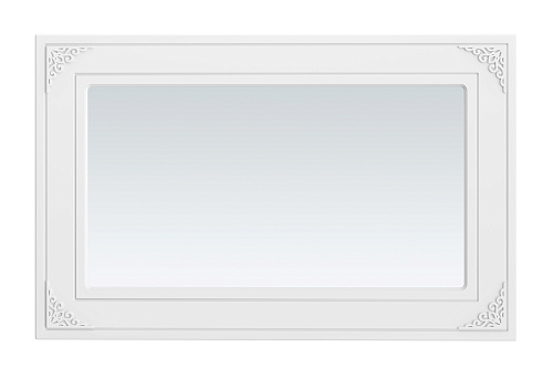 Зеркало Ассоль АС-75 (1100х700) белое дерево