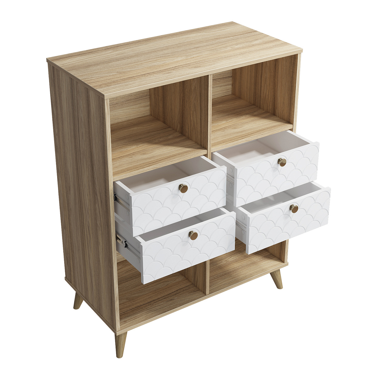 Тумба Велламо ВО-04 блэквуд ячменный/бланж