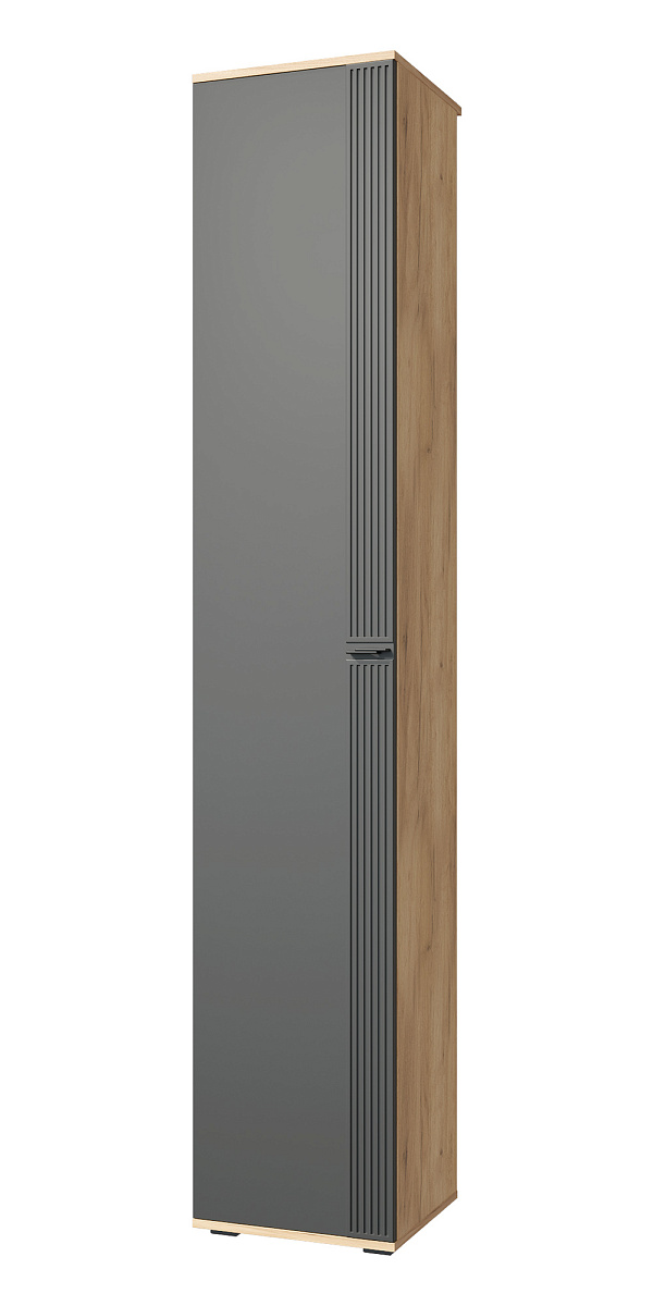 Пенал Эмилия ЭЛ-12К глухой дуб крафт золотой/графит