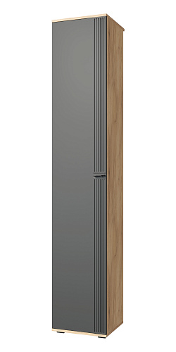 Пенал Эмилия ЭЛ-12К глухой дуб крафт золотой/графит