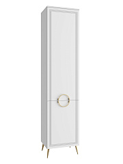 Шкаф-пенал Оливия ОЛ-11 правый белый бриллиант/бланж