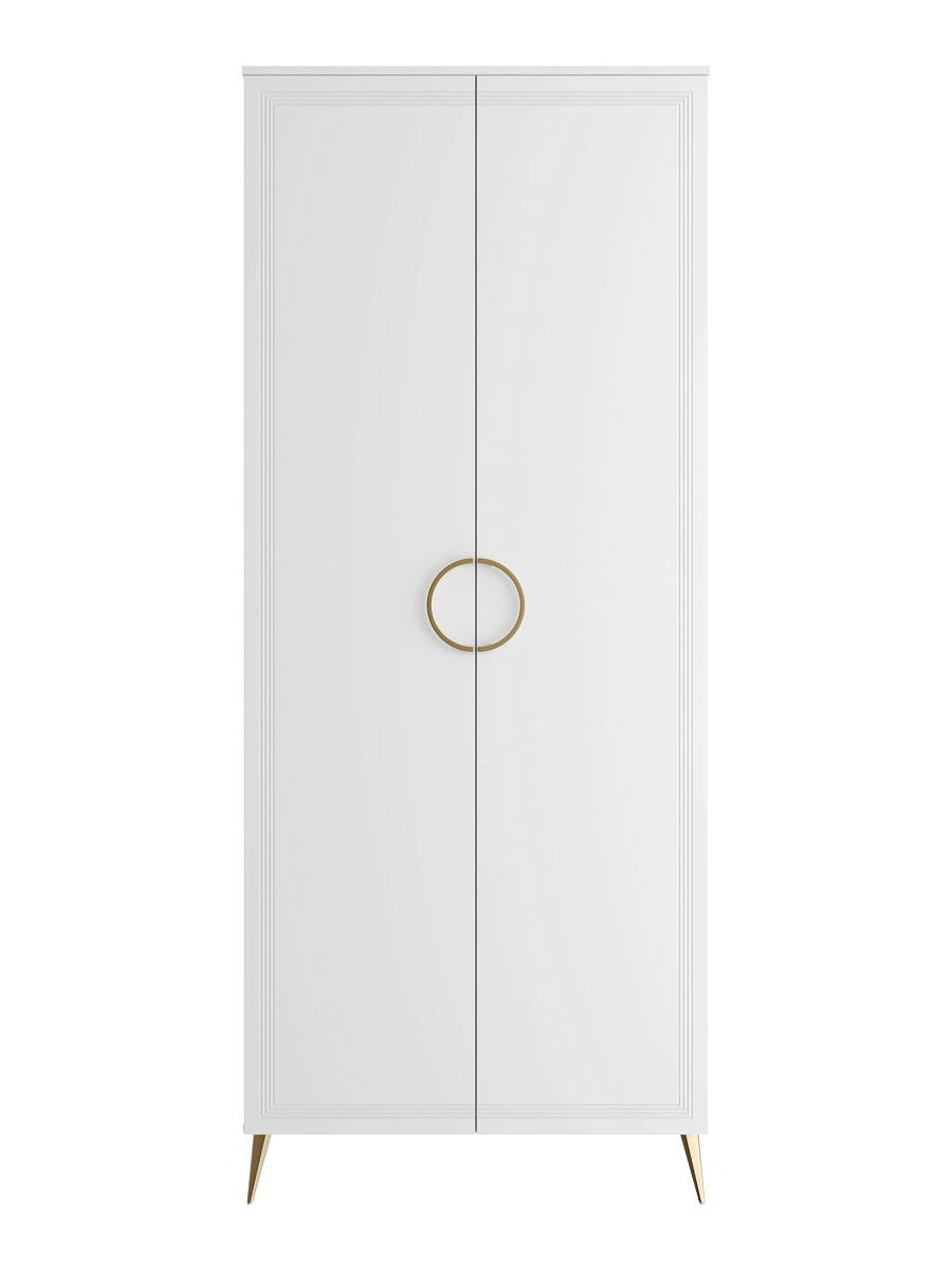 Шкаф для одежды Оливия ОЛ-01 белый бриллиант/бланж