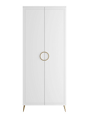 Шкаф для одежды Оливия ОЛ-01 белый бриллиант/бланж