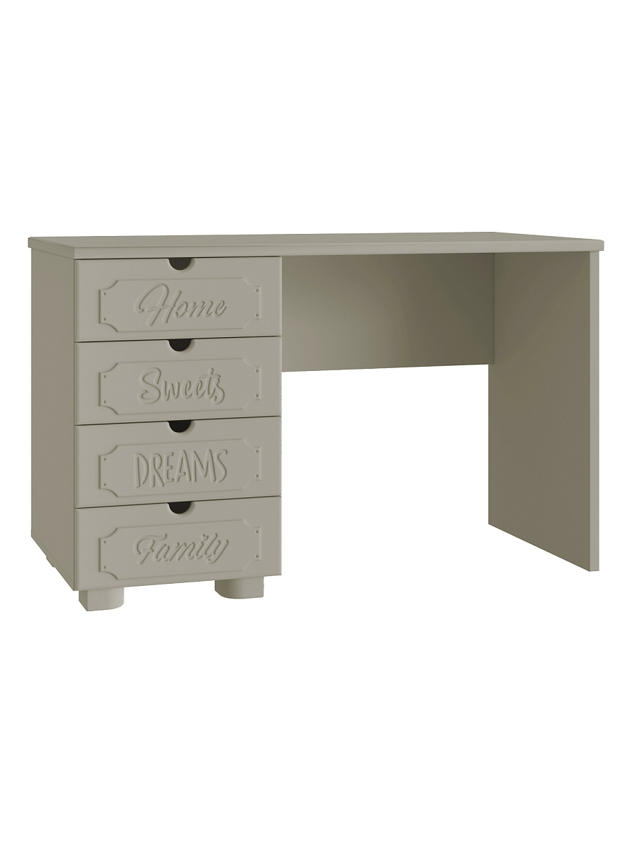 Стол письменный ДримСтар ДС-4 глиняный серый/риолит