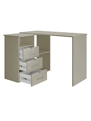 Стол угловой Дримстар ДС-5 глиняный серый/риолит