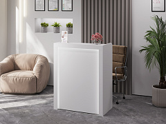 Тумба/ресепшн Р-01 белый структурный